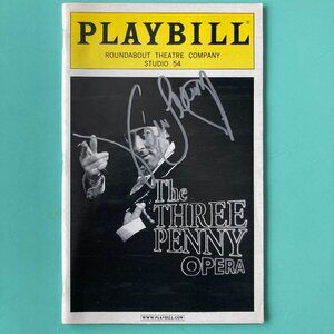 Valisia Lekae (Only) Signed The Threepenny Opera Playbill Cyndi Lauper April2006